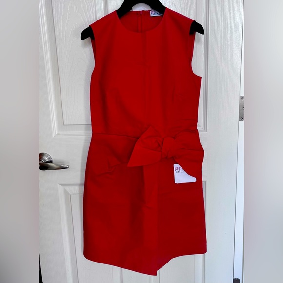 RED Valentino Dresses & Skirts - RED VALENTINO Wrap-effect Bow knotted Mini Dress, Size IT 40
